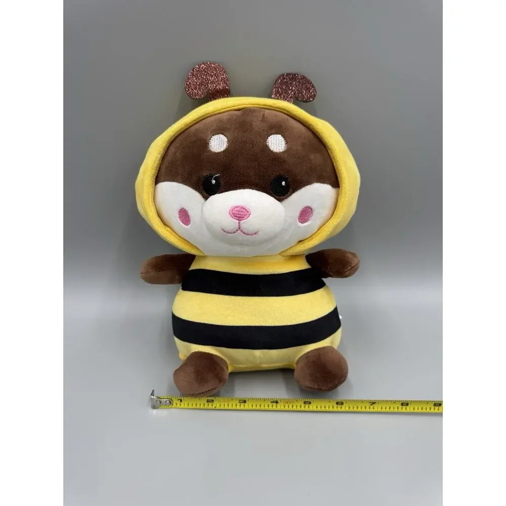 Plush Bear Or Dog In Bee Costume Plush 9 Inch Stuffed Animal Hug Fun